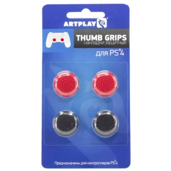 Защитные накладки Artplays(Thumb Grips 4 шт. (красные/чёрные))